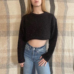 VTG Kamal Black Multi Colored Sweater